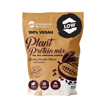 Proteine 100% Vegan Plant Protein Mix 510g, pudra, ForPro, Supliment alimentar de tip proteina vegetala 1