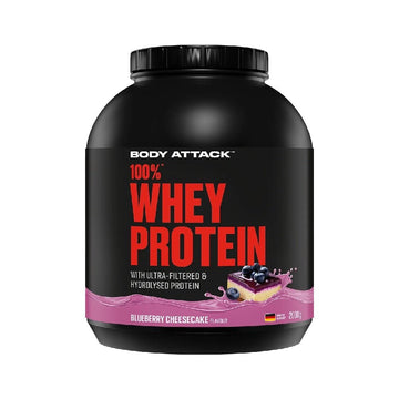 Proteine 100% Whey Protein, pudra, 2000g, Body Attack, Supliment alimentar proteic din zer 1
