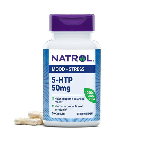 Suplimente sanatate 5 - HTP 50mg, 30 capsule, Natrol, Supliment alimentar anti - stres 1