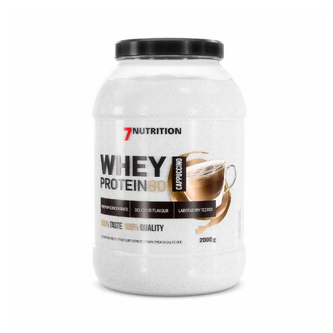 Whey Protein 80 2kg, pudra, 7Nutrition, Supliment alimentar de tip proteina din zer