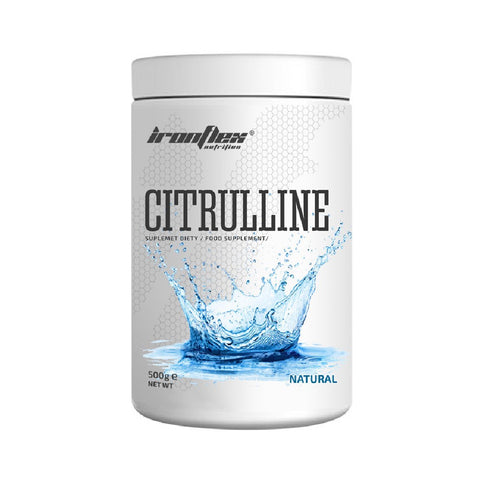 L-Citrulline 500g, pudra, Ironflex, Supliment alimentar pre-workout cu citrulina malat