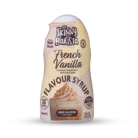 Barista Syrup Shot 60ml, Skinny Food, Sirop fara zahar pentru cafea si deserturi