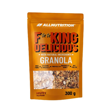 Fitking Granola Nuts 300g, AllNutrition, Granola pe baza de fulgi de ovaz