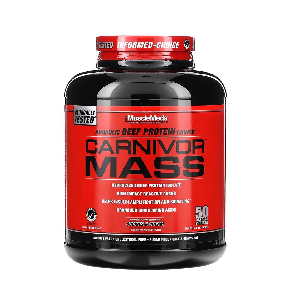 Carnivor Mass 2.6kg, powder, MuscleMeds, Mix for increasing muscle mass