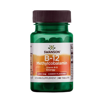 undefined | Vitamina B12 Metilcobalamina 2500mcg, 60 tablete, Swanson, Supliment alimentar pentru sanatate 0