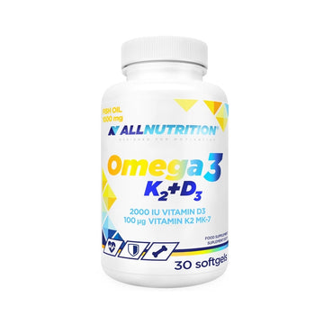 Omega 3 K2 + D3 30 capsule, AllNutrition