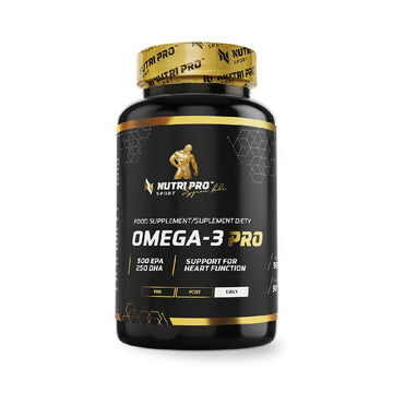 Omega-3 Pro 90 capsule, Nutri Pro Sport, Acizi grasi omega-3 EPA si DHA si vitamina E