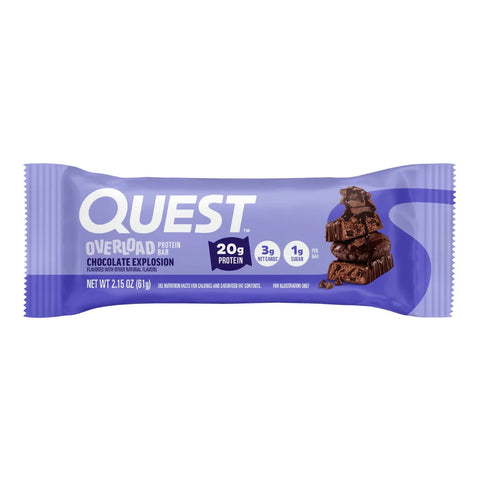 Overload Protein Bar 58g, Quest Nutrition, Baton proteic