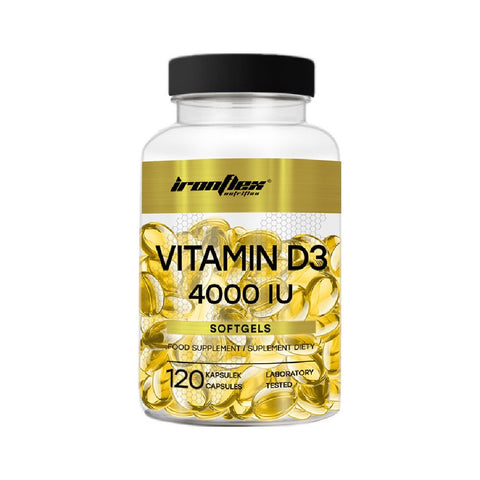 Vitamina D3 4000IU 120 capsule moi, Ironflex, Supliment alimentar pentru sanatate