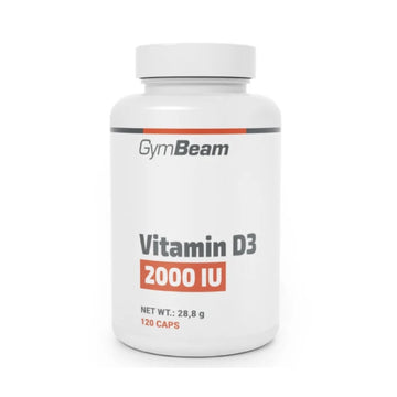 Vitamina D3 2000 IU 120 capsule moi, GymBeam