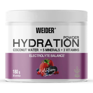 Hydration 180g, pudra, Weider, Hidratare si echilibru electrolitic