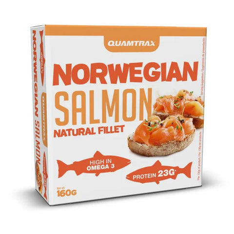 Alte alimente Conserva de somon norvegian, 160g, Quamtrax, Bogat in acizi grasi omega 3 1