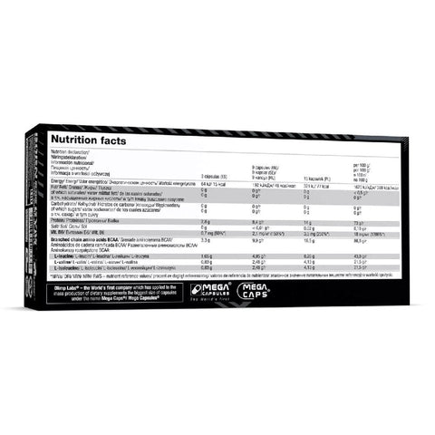 BCAA | BCAA 1100, 120 capsule, Olimp Sport Nutrition, Aminoacizi pentru refacere 1