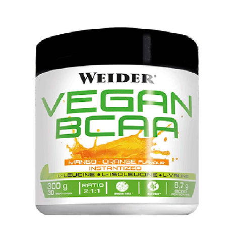 BCAA | Vegan BCAA pudra, 300g, Weider, Supliment alimentar aminoacizi pentru refacere 0