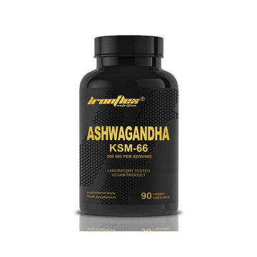 Ashwagandha KSM - 66 200mg, 90 capsule, Ironflex, Supliment alimentar adaptogen 1