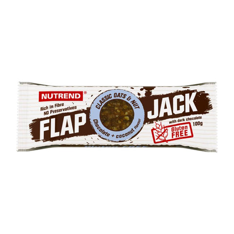 Batoane proteice | Flap Jack 100g, Nutrend, Baton fara gluten 0