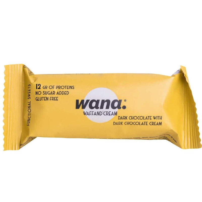 Batoane proteice | Waffand Cream, 43g, Wana, Napolitana fara adaos de zahar 0