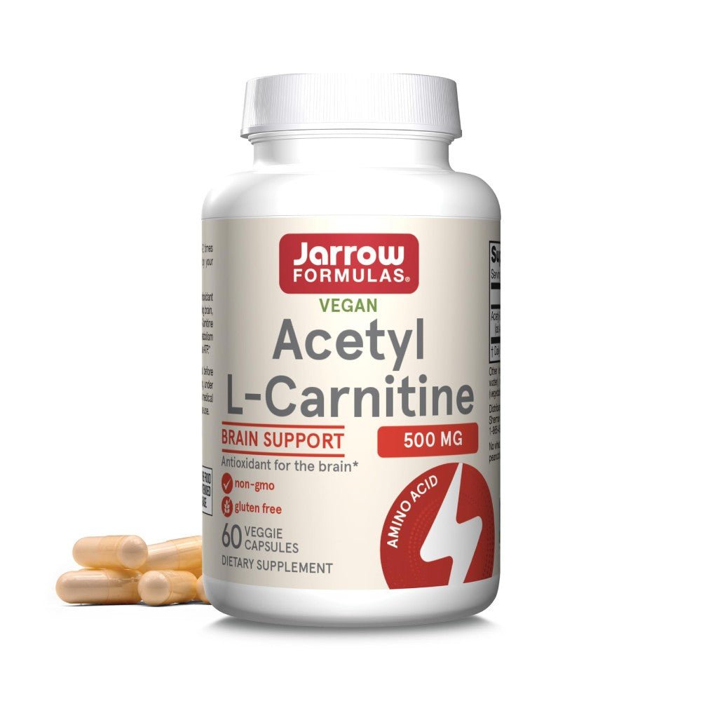 Acetyl L-Carnitine, 60 capsules, Jarrow Formulas, Dietary supplement for weight loss - Nutriland Nutriland Acetyl L-Carnitine, 60 capsules, Jarrow Formulas, Dietary supplement for weight loss - Nutriland Nutriland