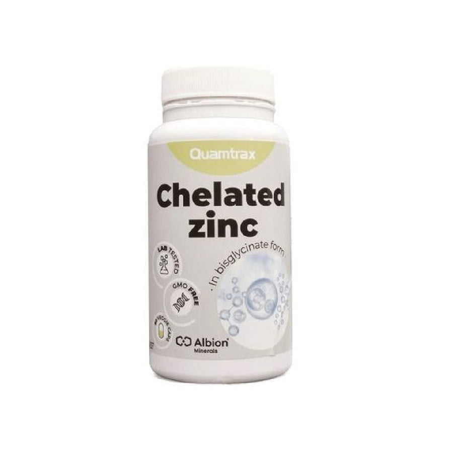 Chelated Zinc 60 capsule, Quamtrax, Supliment alimentar pentru sanatate 1