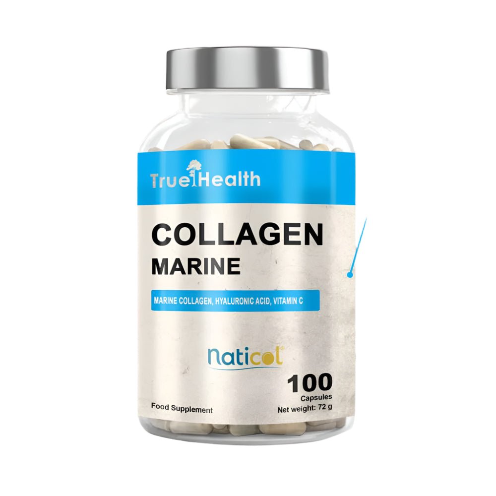 その他 marine collagens l Marine Collagen, 100 capsules, True Health, Food supplement for