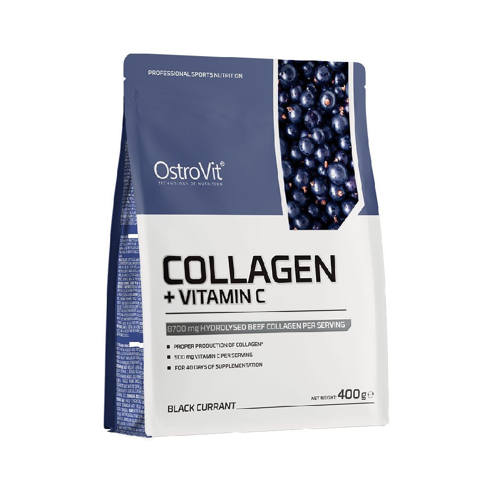 Colagen Colagen + Vitamina C 400g, pudra, Ostrovit, Supliment alimentar pentru oase, articulatii si piele 4