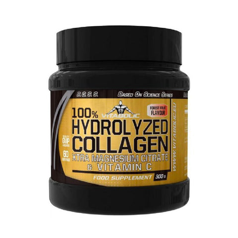 Colagen | 100% Colagen hidrolizat, pudra, 300g, Vitabolic, Supliment pentru oase si articulatii 0