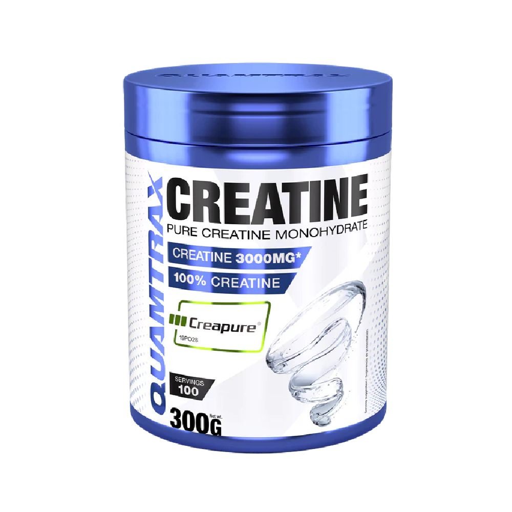 Creatina Creatina monohidrata Creapure®, pudra, 300g, Quamtrax, Supliment pentru crestere masa musculara 1