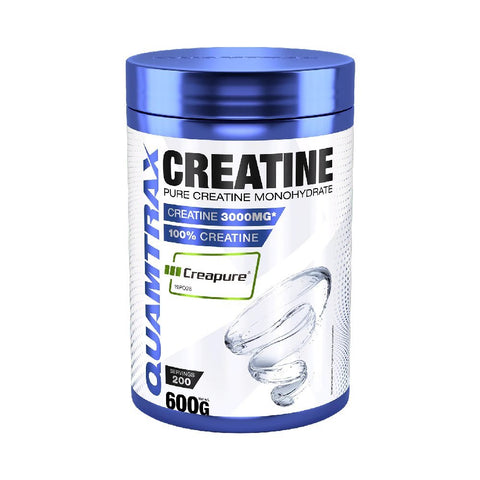 Creatina monohidrata Creapure®, pudra, 600g, Quamtrax, Supliment pentru crestere masa musculara 1