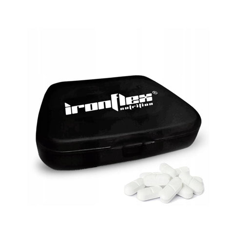 Cutie pentru pastile, 5 compartimente, Ironflex, Accesoriu fitness 1