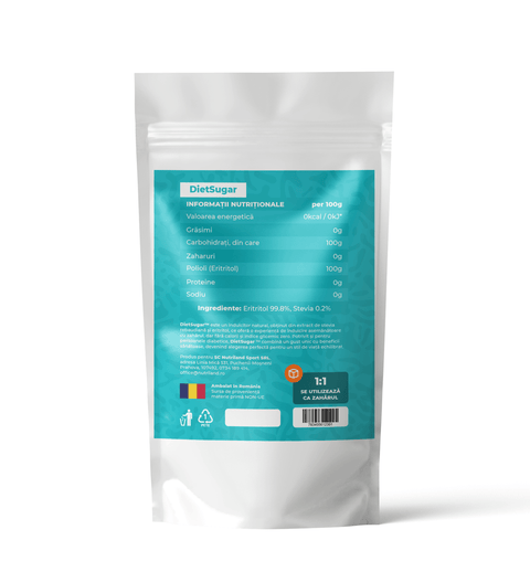 Arome si indulcitori Diet Sugar, 1kg, Nutriland, Indulcitor Natural 0 Calorii, 0 Indice Glicemic | Alternativa Sanatoasa la Zahar 2