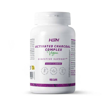 Digestie | Carbune activat, 120 capsule, HSN, Supliment alimentar vegan 0