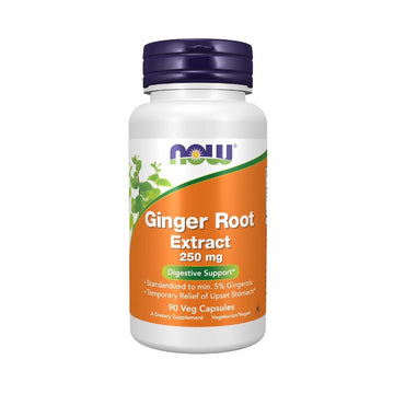 Digestie | Extract de radacina de ghimbir, 90 capsule, Now Foods, Supliment alimentar pentru digestie 0