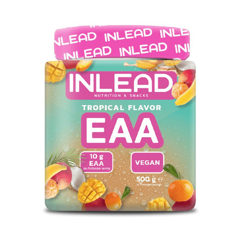 Aminoacizi EAA pudra, 500g, Inlead, Aminoacizi esentiali pentru refacere 1