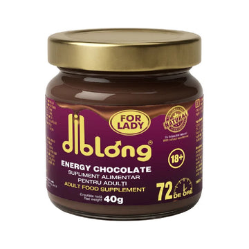 Alte alimente Energy Chocolate For Lady 40g, Diblong, Supliment alimentar pentru femei sub forma de ciocolata tartinabila, cu ingrediente naturale care sustin sanatatea sexuala 1