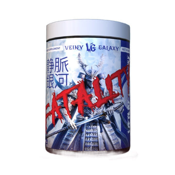 Pre-workout Fatality 660g, pudra, Veiny Galaxy, Supliment alimentar de tip pre-workout cu cofeina 1