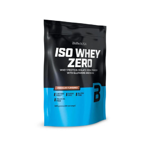 Proteine Iso Whey Zero 500g, pudra, Biotech USA, Izolat proteic din zer 1