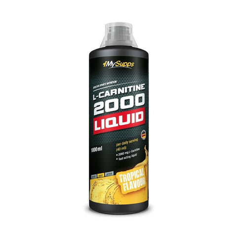 L - carnitina 2000 lichida, 1L, MySupps, Supliment alimentar pentru scadere in greutate 1