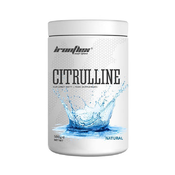 Pre-workout L-Citrulline 500g, pudra, Ironflex, Supliment alimentar pre-workout cu citrulina malat 1