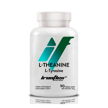 Suplimente sanatate L-Teanina + L-Tirozina 90 capsule vegane, Ironflex, Supliment alimentar pe baza de l-teanina si l-tirozina 1