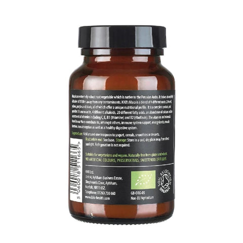 Maca organica pudra, 100g, Kiki Health, Supliment alimentar pentru sanatate 2