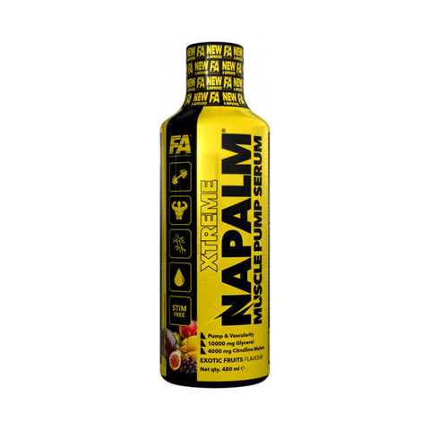 Napalm Muscle Pump Serum lichid, 480ml, Fitness Authority, Supliment alimentar pre - workout 1