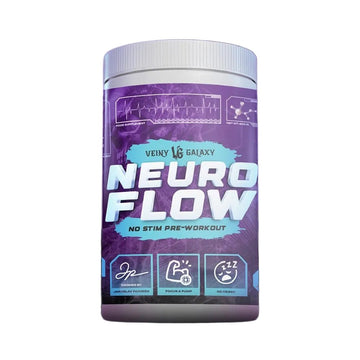 Pre-workout Neuro-Flow 600g, pudra, Veiny Galaxy, Supliment alimentar de tip pre-workout fara cofeina 1