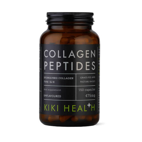 Peptide de colagen, 150 capsule, Kiki Health, Supliment pentru piele, par, unghii 1