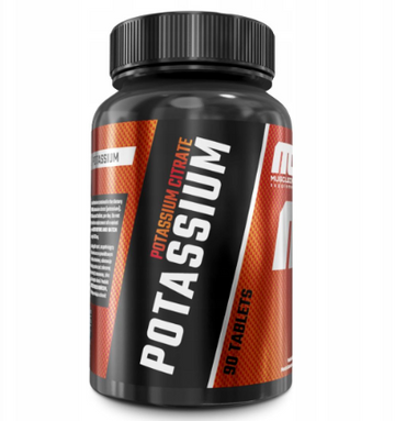 Muscle Care Potasiu, 90 tablete, Real Pharm, Supliment alimentar cu potasiu