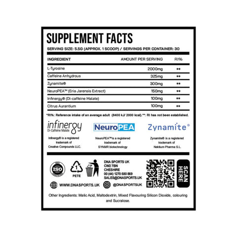 Pre - workout Thank Stim for That pudra, 165g, DNA Sports, Supliment alimentar pre - workout 2