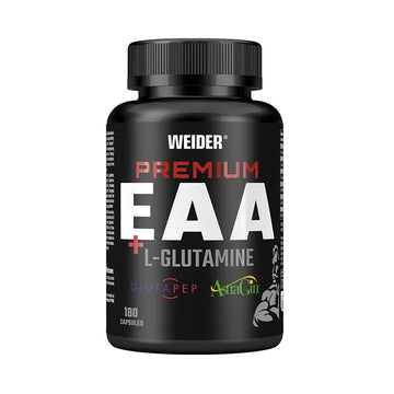Premium EAA + L - Glutamine 180 capsule, Weider, Aminoacizi esentiali si glutamina pentru refacere 1