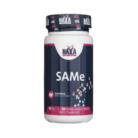 Hepatoprotectoare | SAMe 50mg, 30 tablete, Haya Labs, Supliment alimentar pentru sanatate 0