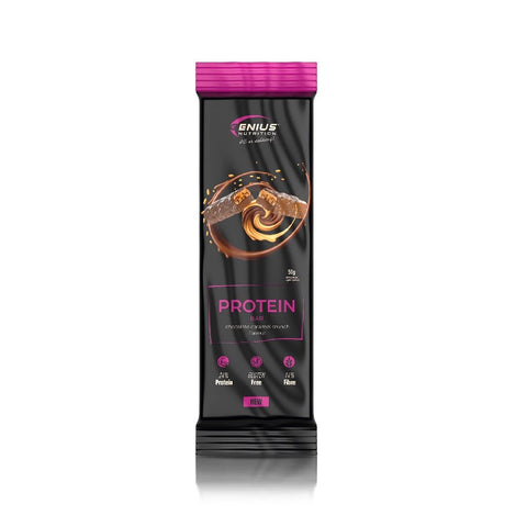 Protein bar 50g, Genius Nutrition, Baton proteic 1