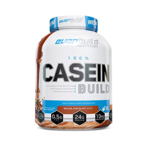 Cazeina | 100% Casein Build pudra, 1.8kg, Everbuild Nutrition, Cazeina micelara 1