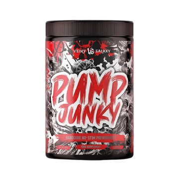 Pre-workout Pump Junky 540g, pudra, Veiny Galaxy, Supliment alimentar de tip pre-workout fara cofeina 1